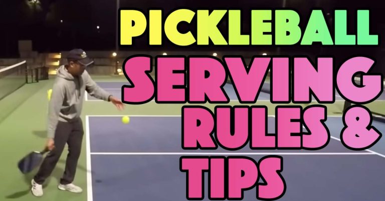 Can You Serve above the Waist in Pickleball