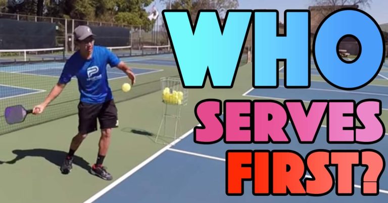 Does It Matter Who Serves First in Pickleball