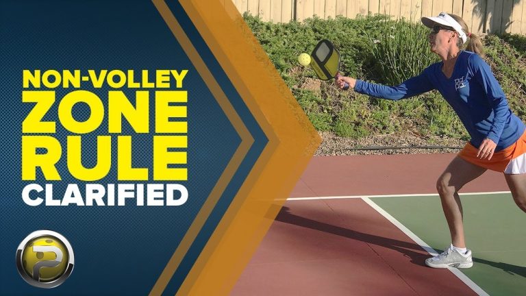 What is a Non Volley Zone in Pickleball